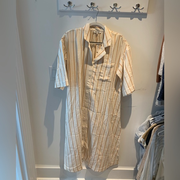BRAND NEW Madewell Lightestspun Cover-Up Maxi Shirtdress. Never before worn. NWT - Picture 6 of 7